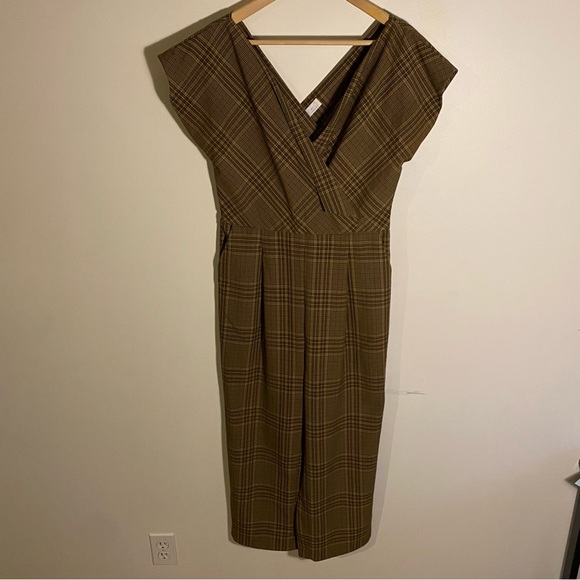 Oak & Fort Plaid Jumpsuit - Picture 7 of 8